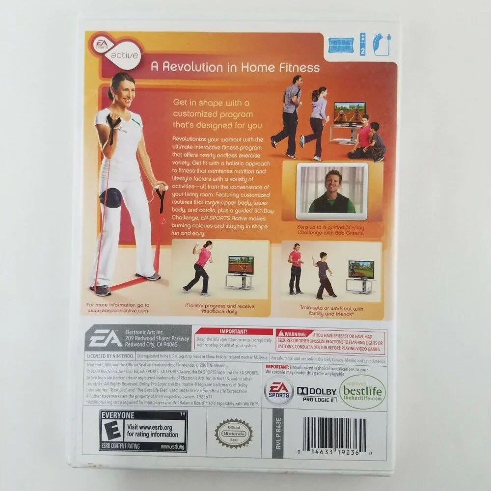 EA Sports Active Personal Trainer for Nintendo Wii Complete with Booklet TESTED
